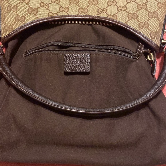 GUCCI ABBEY Monogram Canvas Hobo Bag - Picture 7 of 14